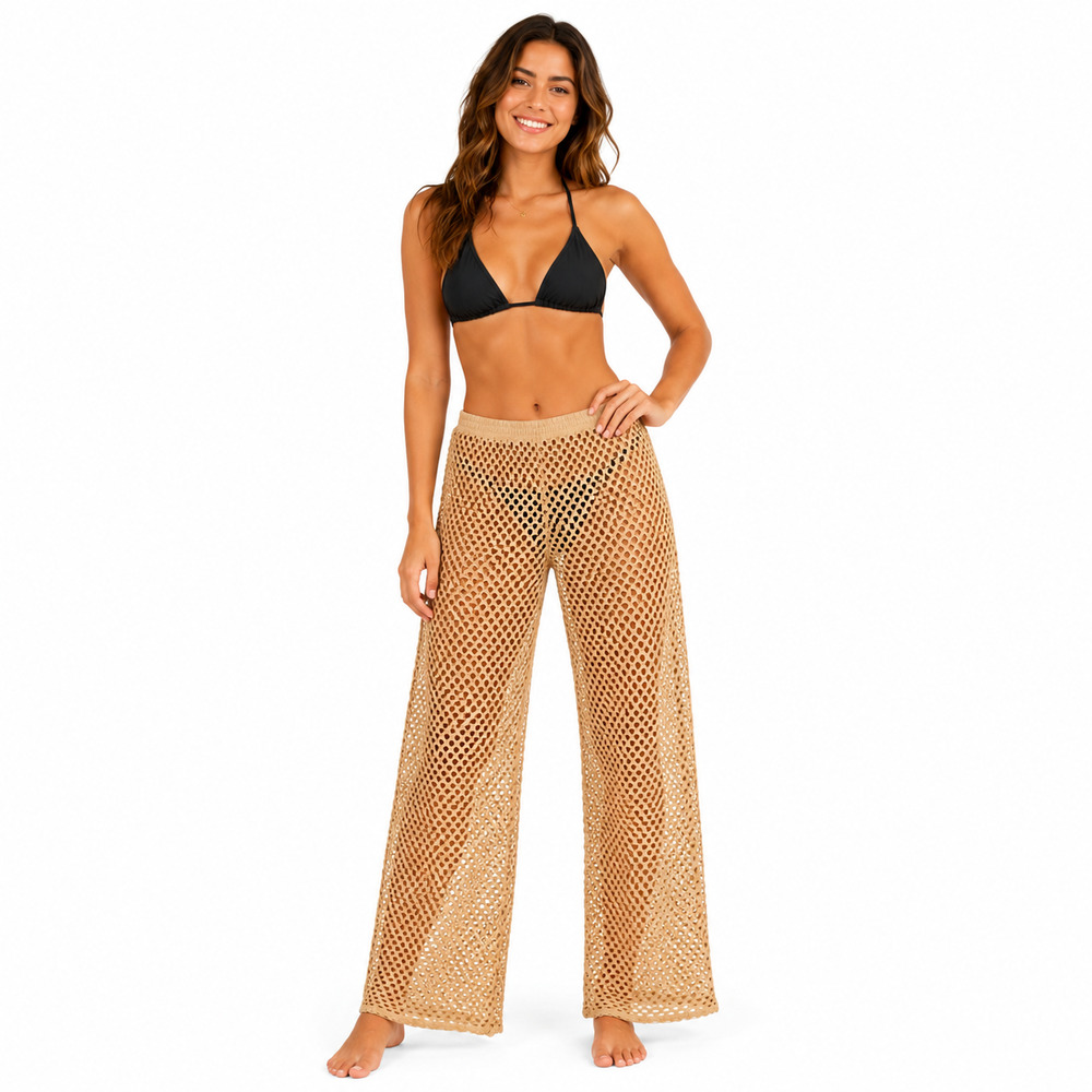 Kiwi & Punch Womens Beach Swim Cover Up Pants XL Vacation Coastal Resort Summer